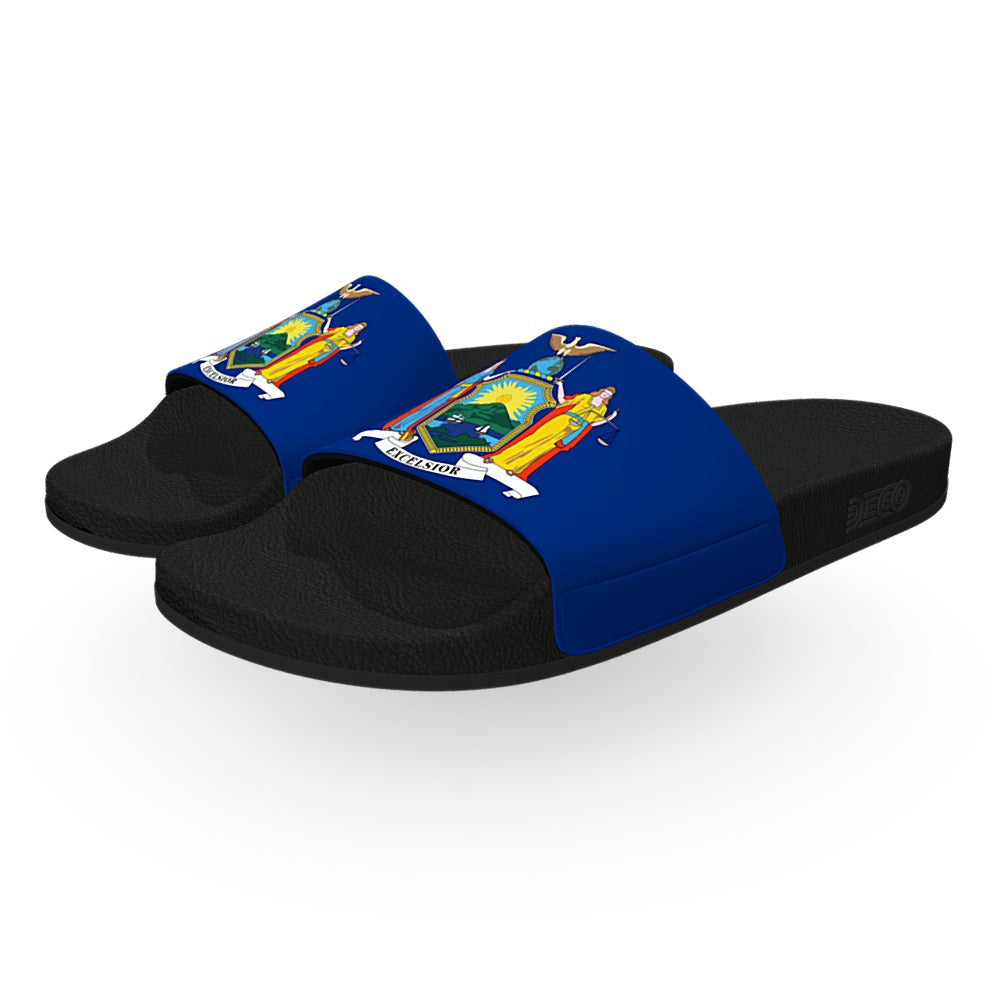 New York State Flag Slide Sandals