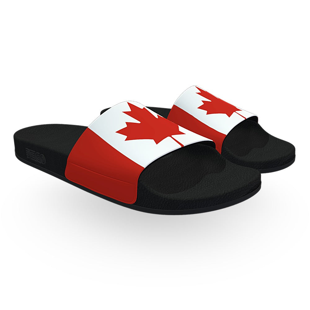 Canadian Flag Slide Sandals Deco Slides