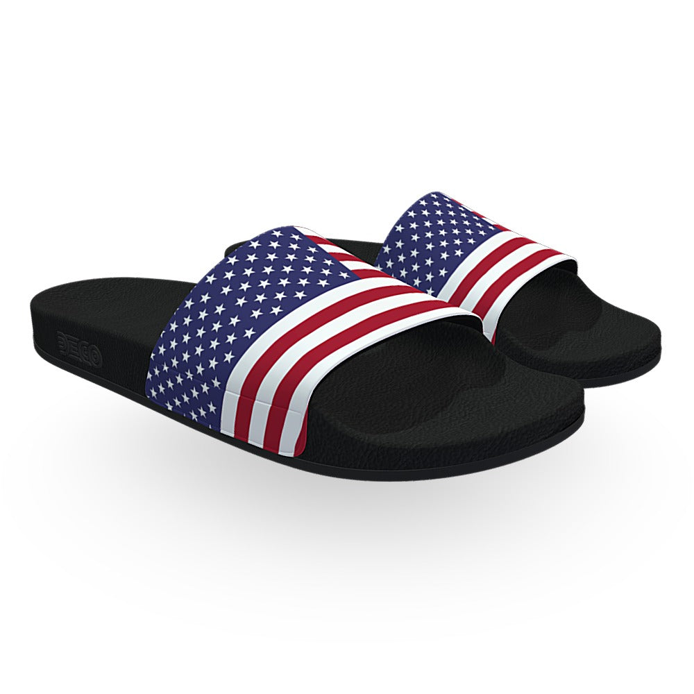 American Flag Slide Sandals Deco Slides