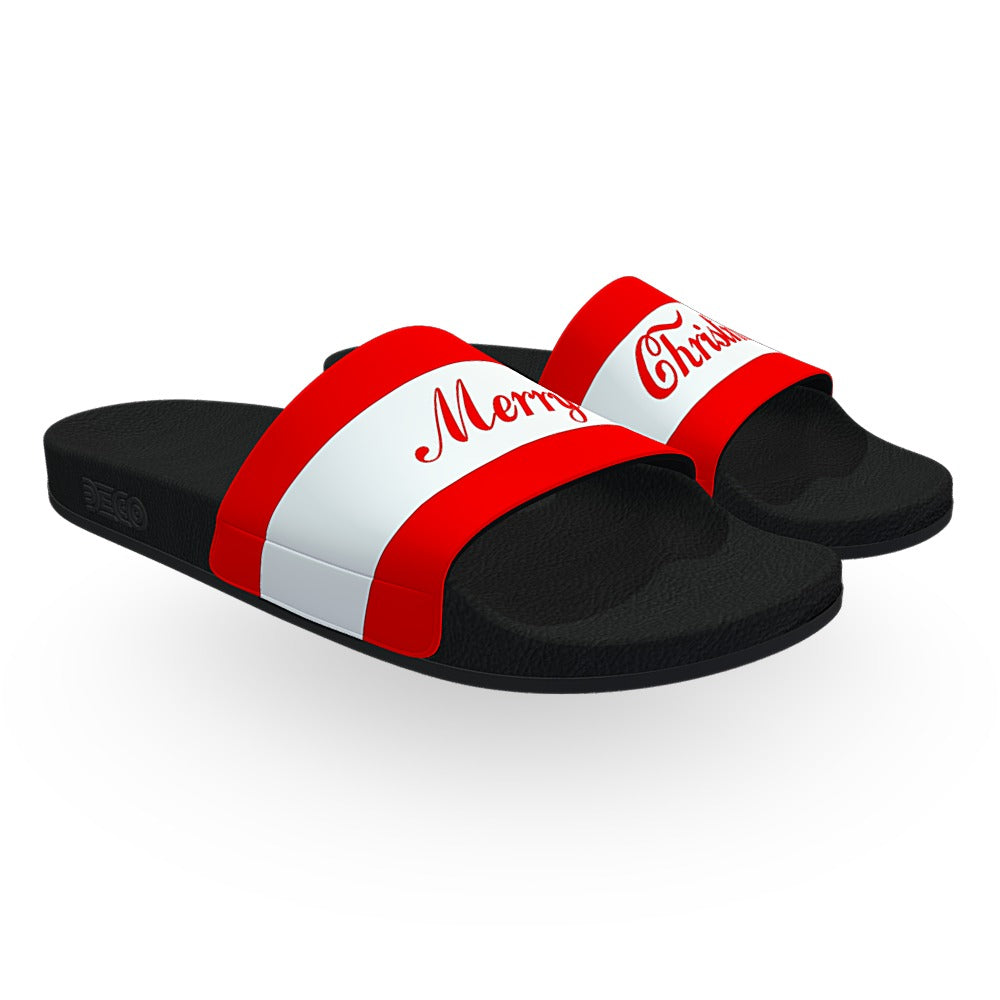 Classic Red and White Merry Christmas Slides