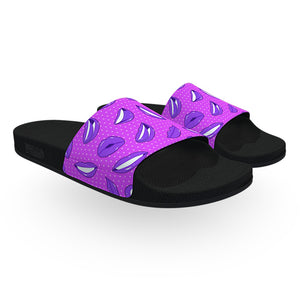 Purple and Pink Lips Slide Sandals