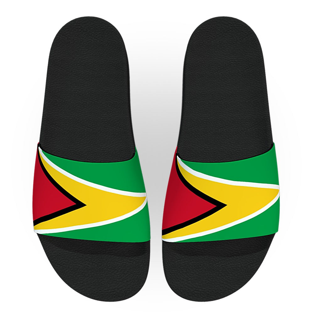 Guyana Flag Slide Sandals