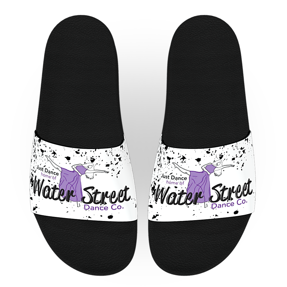Water Street Dance Co. Slides - White